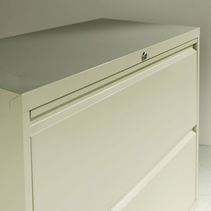 Alera Lateral File, 2 Legal/Letter-Size File Drawers, Light Gray, 36" x 18" x 28" (ALEHLF3629LG)