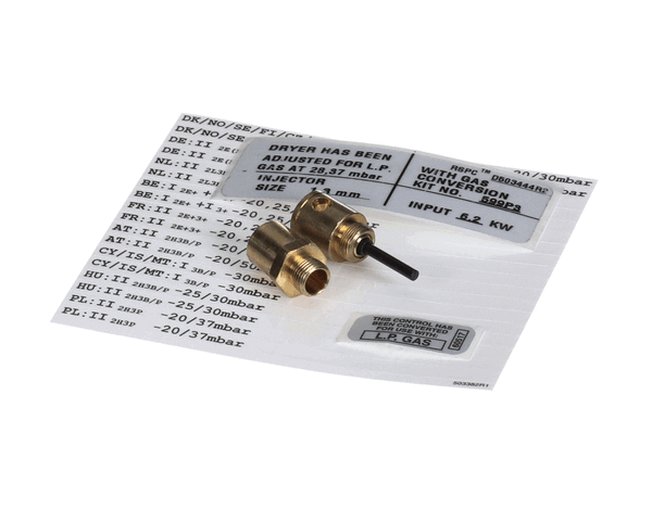 Alliance Laundry Systems 599P3 Kit Conv-Dryer-Ng To Lp-20000 (ALLS599P3)