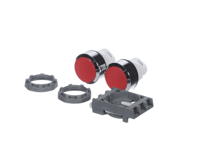 AM Manufacturing El-0409 Flush Button, Red (AMMEL-0409)
