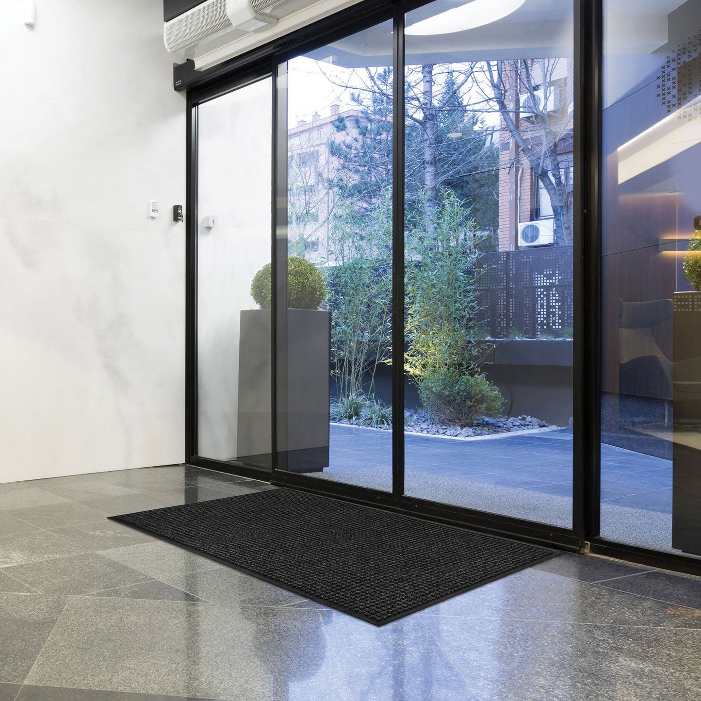 Apache Mills Absorba Select Entry Mat, Rectangular, 36 x 60, Pepper (APH012023)