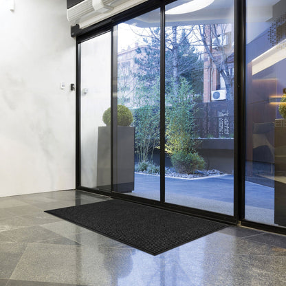 Apache Mills Absorba Select Entry Mat, Rectangular, 36 x 60, Pepper (APH012023)