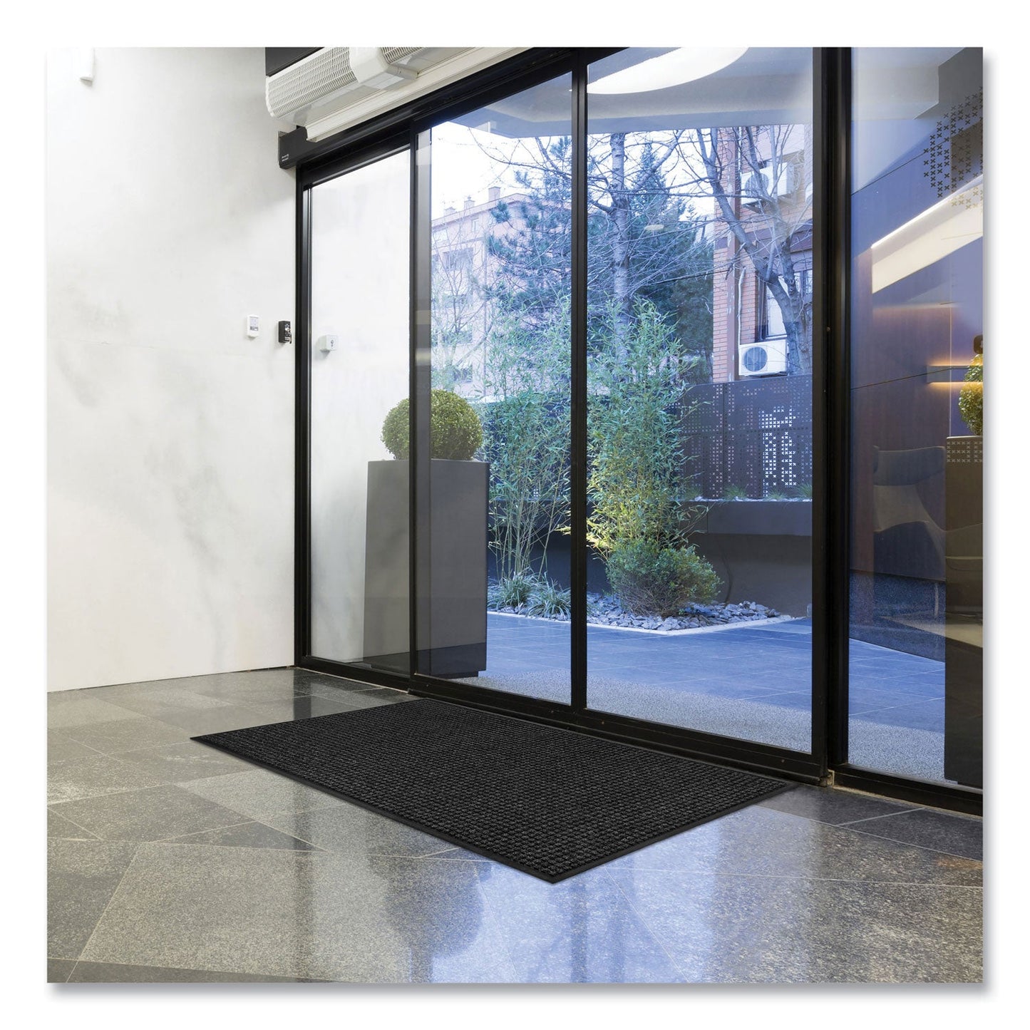 Apache Mills Absorba Select Entry Mat, Rectangular, 48 x 72, Pepper (APH022023)