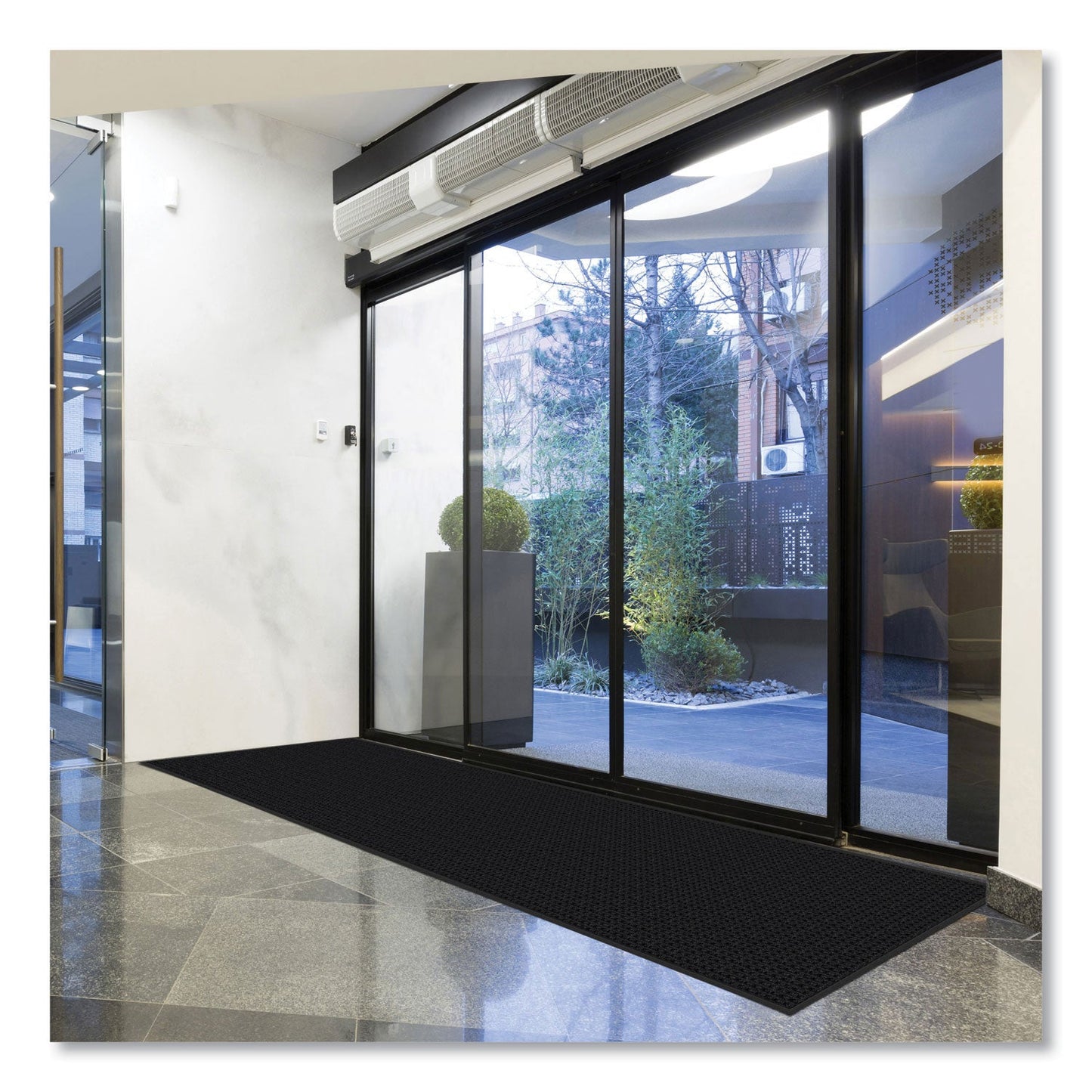 Apache Mills Absorba Select Entry Mat, Rectangular, 36 x 120, Pepper (APH032023)