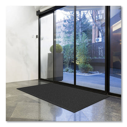 Apache Mills Ecomat Crosshatch Entry Mat, 48 x 27, Charcoal (APH062023)