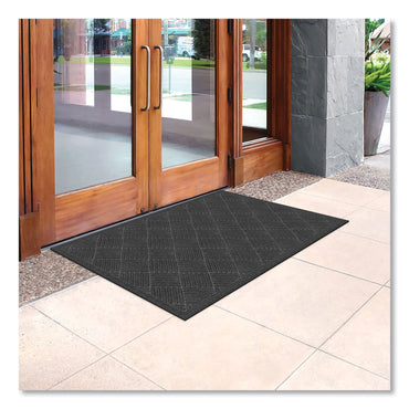 Apache Mills Ecomat Crosshatch Entry Mat, 36 x 60, Charcoal (APH072023)