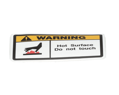 APW Wyott 2M-43813103 Label, Warning Hot Surface (En (APW2M-43813103)