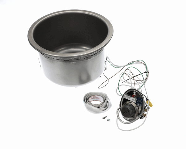 APW Wyott 3P-Sm5011Ds 11 Quart Round Warmer, T-Stat W/ Drain (APW3P-SM5011DS)