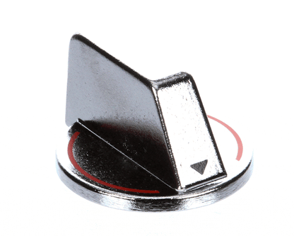 APW Wyott As-22050008 Knob,Gs-1A Metal, W/ 1/4 Bore (APWAS-22050008)