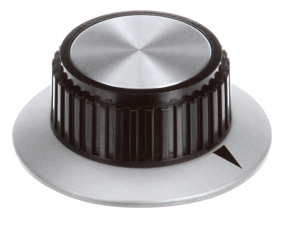 APW Wyott As-56508 Knob, Black/Aluminum 2.5Dia 1/ (APWAS-56508)