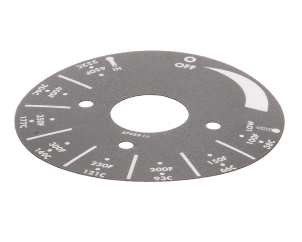 APW Wyott As-8705517 Dial Plate, Electric Griddles (APWAS-8705517)