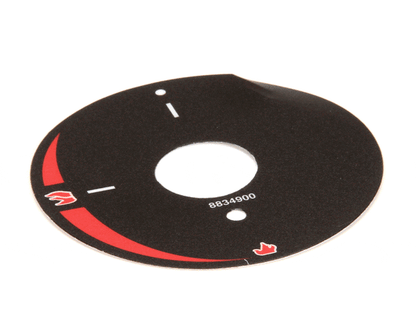 APW Wyott As-8834900 Decal;Dial Plate Manual Gas Valve (APWAS-8834900)