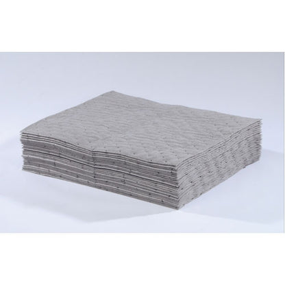 TASKBrand® Universal Sorbent Pads, Medium Weight, Fine Fiber, 15"x18", 100/Bale (HOSAS-MAB-PGJ)