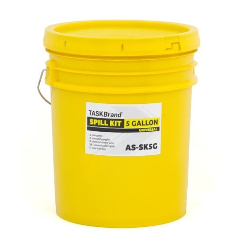 TASKBrand® 5 Gallon Universal Emergency Response Spill Kit, 1 kit/Case (HOSAS-SK5G)