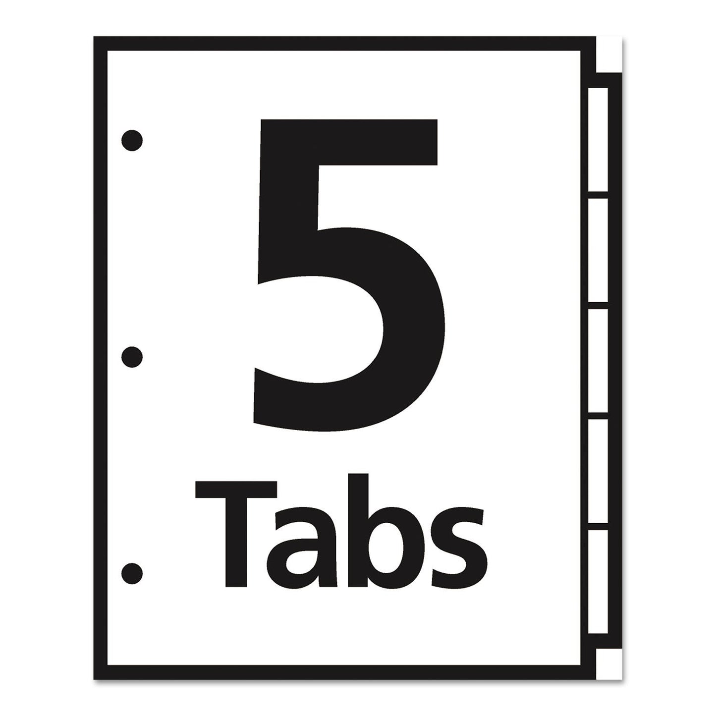 avery-r-table-n-tabs-dividers-5-tab-1-to-5-11-x-8-5-white-1-set-ave11667_3