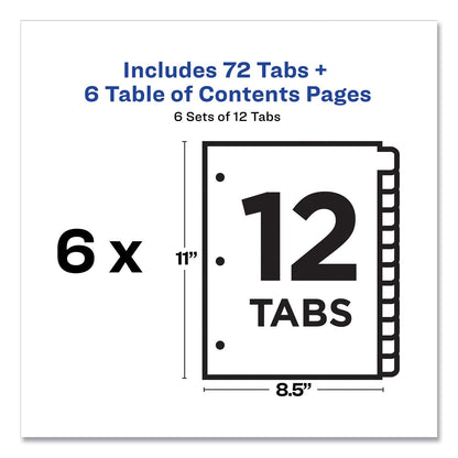 avery-customizable-table-of-contents-ready-index-black-and-white-dividers-num-ave24401359_4