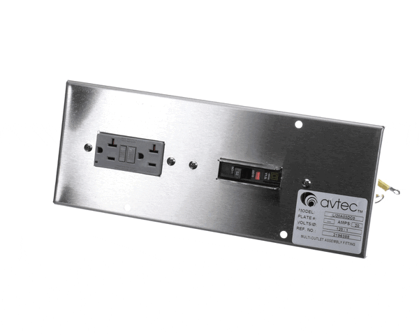 Avtec Rp Li20A03Dc0 Link Plate, 20A, 120/1, Gfci, Nema 5-20R (AVTRPLI20A03DC0)