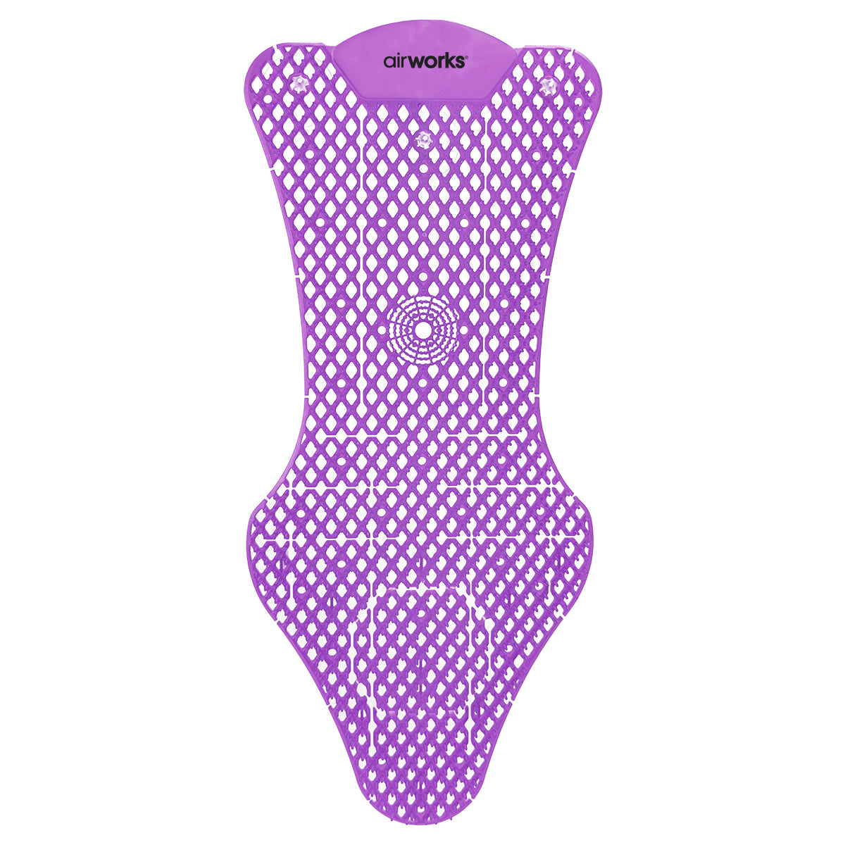 Hospeco® Airworks® Splash Free® Max Urinal Screen, Lavender Meadow, Box of 6 (HOSAWMUS236-BX)