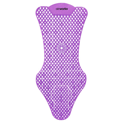 Hospeco® Airworks® Splash Free® Max Urinal Screen, Lavender Meadow, Box of 6 (HOSAWMUS236-BX)