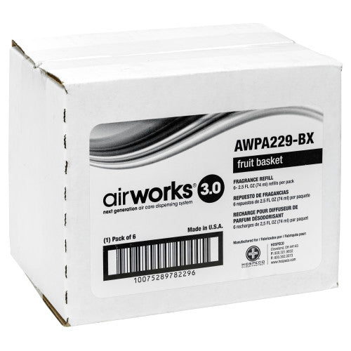 Hospeco® AirWorks® Passive Air Refill, 6/Box, Fruit Basket (HOSAWPA229-BX)