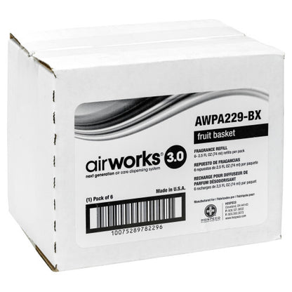 Hospeco® AirWorks® Passive Air Refill, 6/Box, Fruit Basket (HOSAWPA229-BX)
