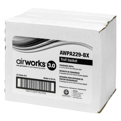 Hospeco® AirWorks® Passive Air Refill, 6/Box, Fruit Basket (HOSAWPA229-BX)