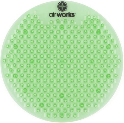 Hospeco® Airworks® Splash Free Urinal Screen, Fresh Garden, Box of 10 (HOSAWSFUS232-BX)