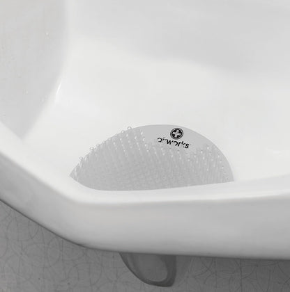 Hospeco® Airworks® Splash Free Urinal Screen, Lemon Citrus, Box of 10 (HOSAWSFUS233-BX)