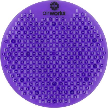 Hospeco® Airworks® Splash Free Urinal Screen, Lavender, Box of 10 (HOSAWSFUS236-BX)