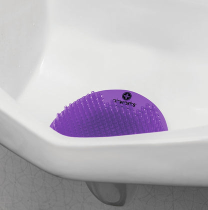 Hospeco® Airworks® Splash Free Urinal Screen, Lavender, Box of 10 (HOSAWSFUS236-BX)