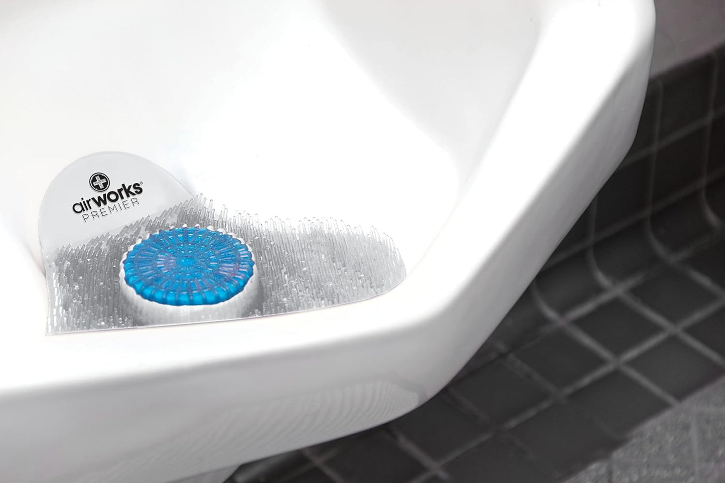 Hospeco® Airworks® w/Smart Block® Urinal Screen, Sunburst, Case of 12 (HOSAWSP233)