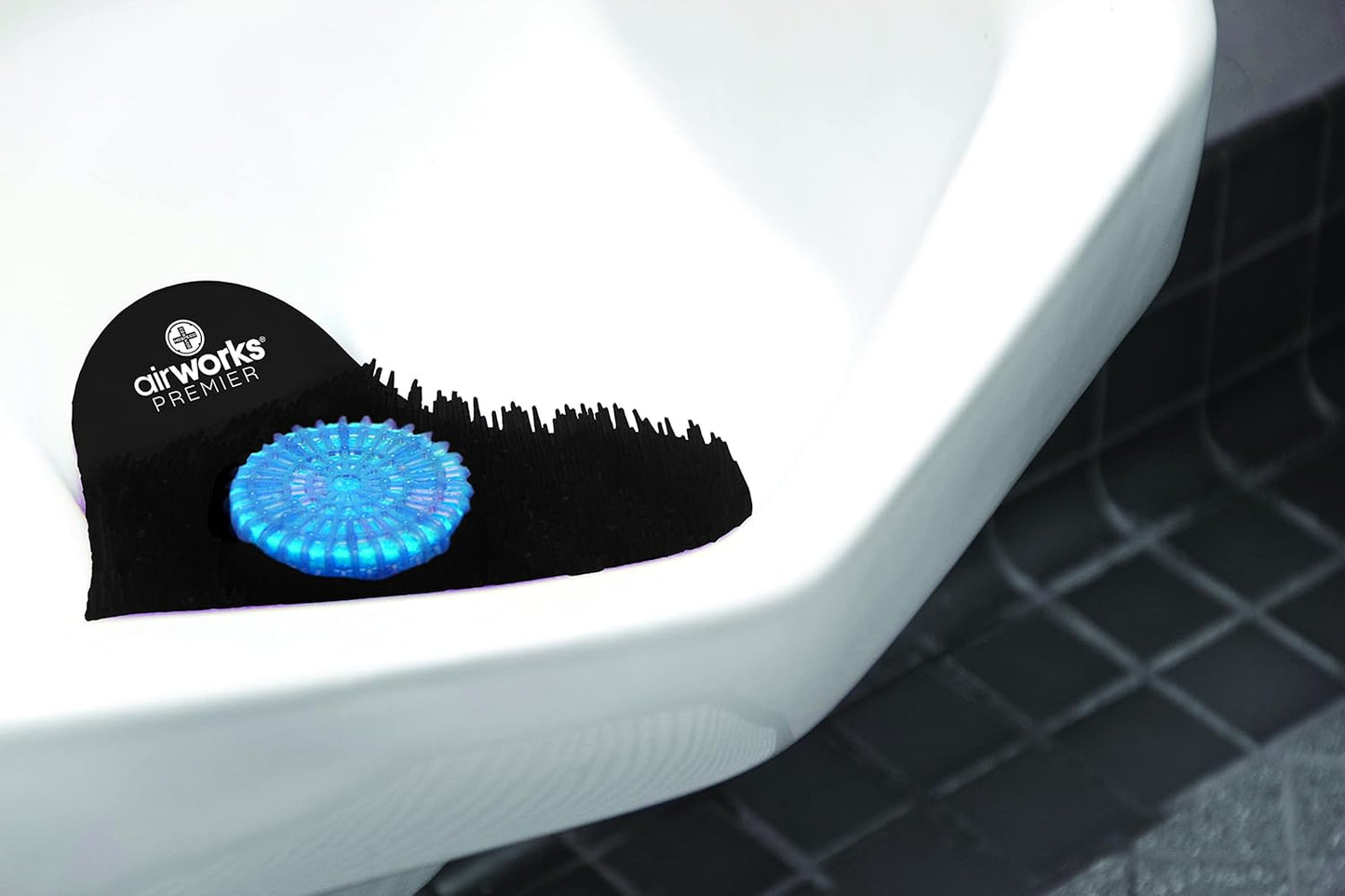 Hospeco® Airworks® w/Smart Block® Urinal Screen, Midnight Sky, Case of 12 (HOSAWSP235)