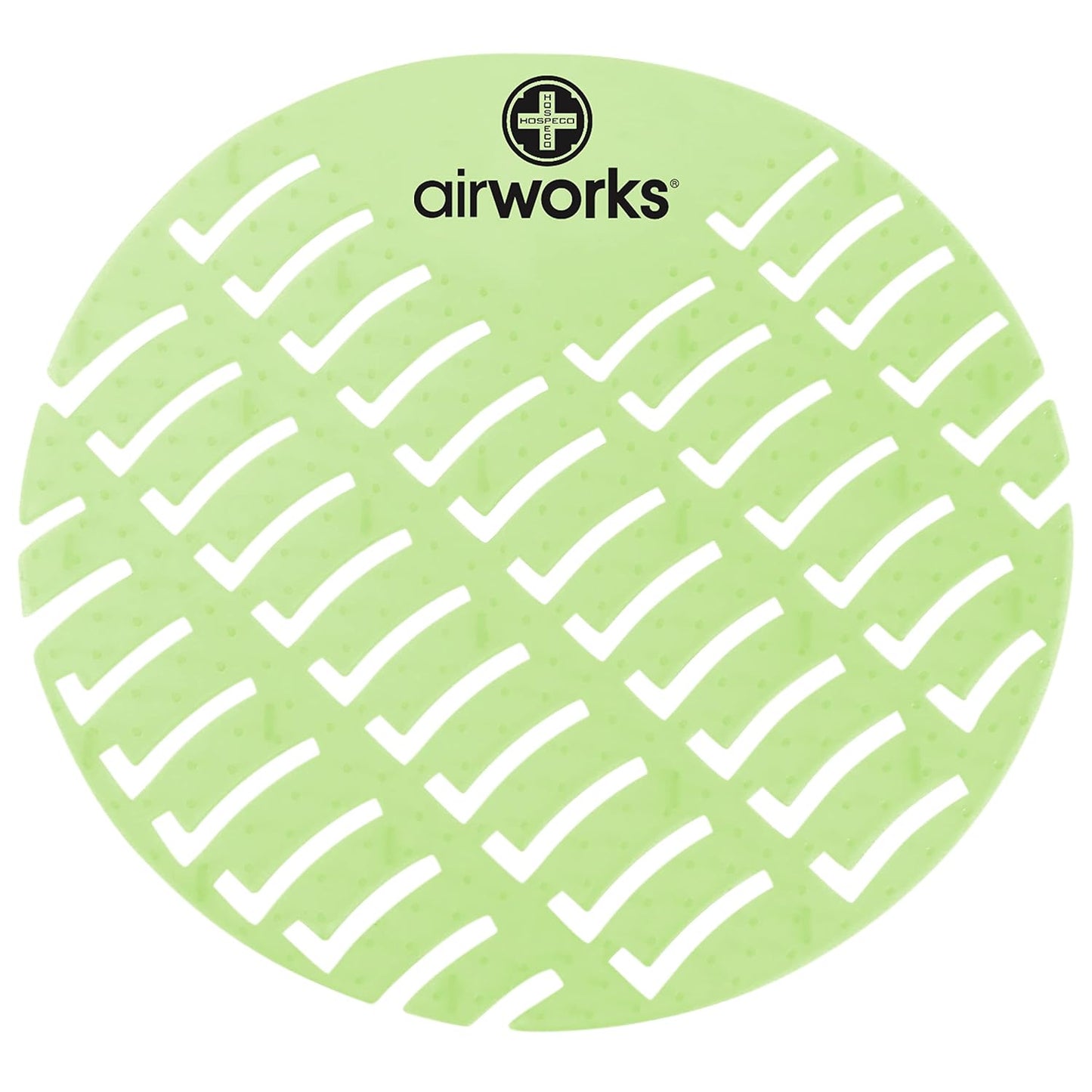 Hospeco® AirWorks® Urinal Screen, 10/Box, Herbal Mint (HOSAWUS002-BX)