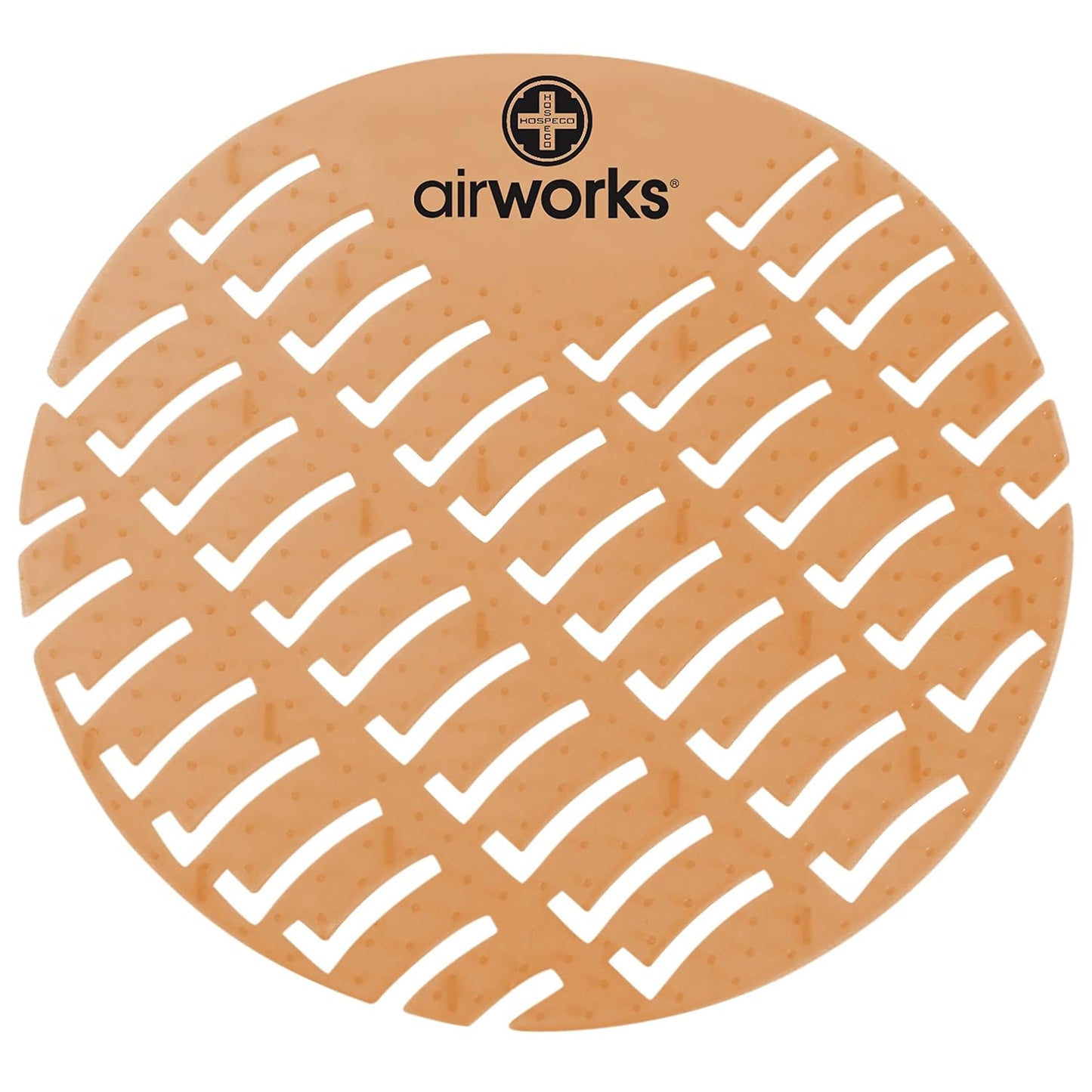 Hospeco® AirWorks® Urinal Screen, 10/Box, Cinnamon (HOSAWUS006-BX)