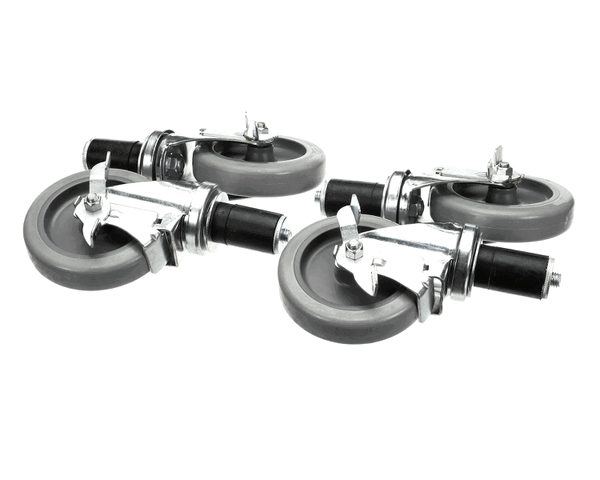 AyrKing Ayr King B241 Caster Set - (4) Locking 5 Dia (AYRB241)