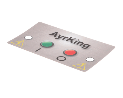 AyrKing Ayr King B531 Mylar Control Board Sticker Fo (AYRB531)