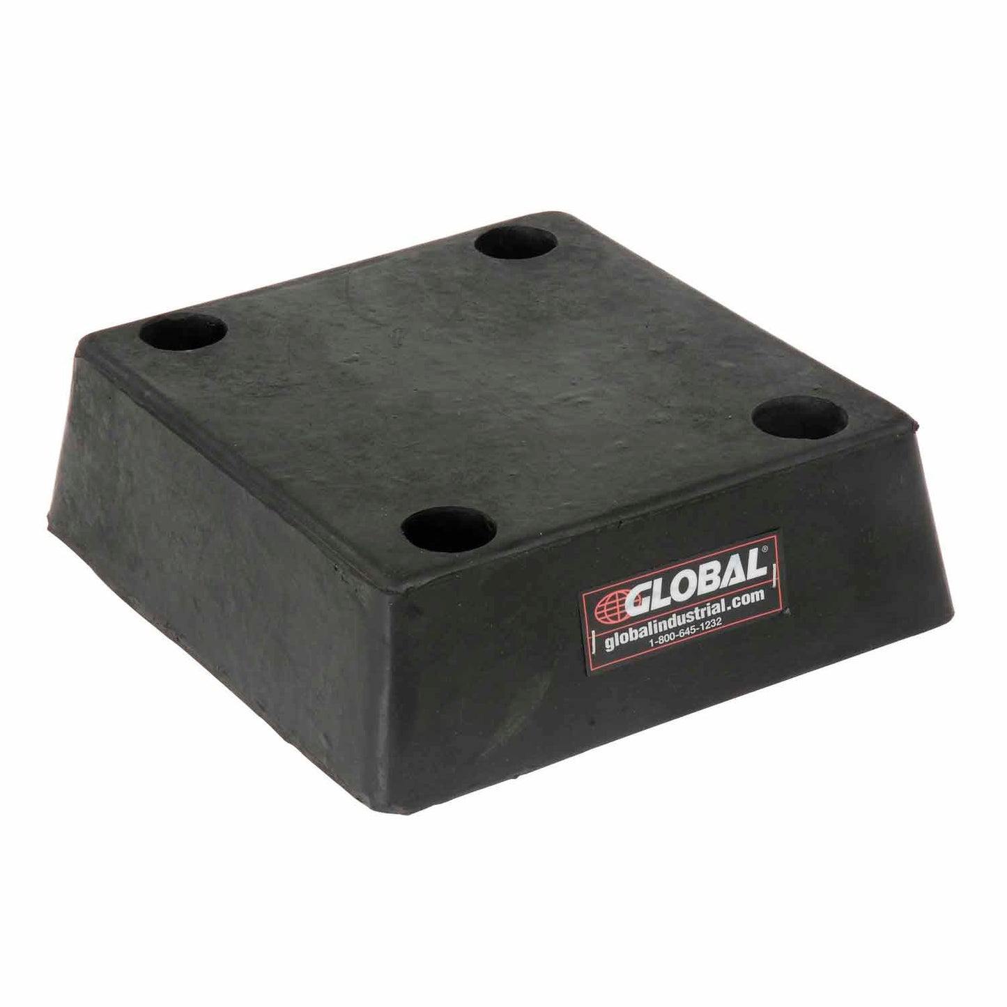 Global lndustrial Molded Dock Bumper, Square, 12-1/2Wx11-3/8H, Black (WBB53947)
