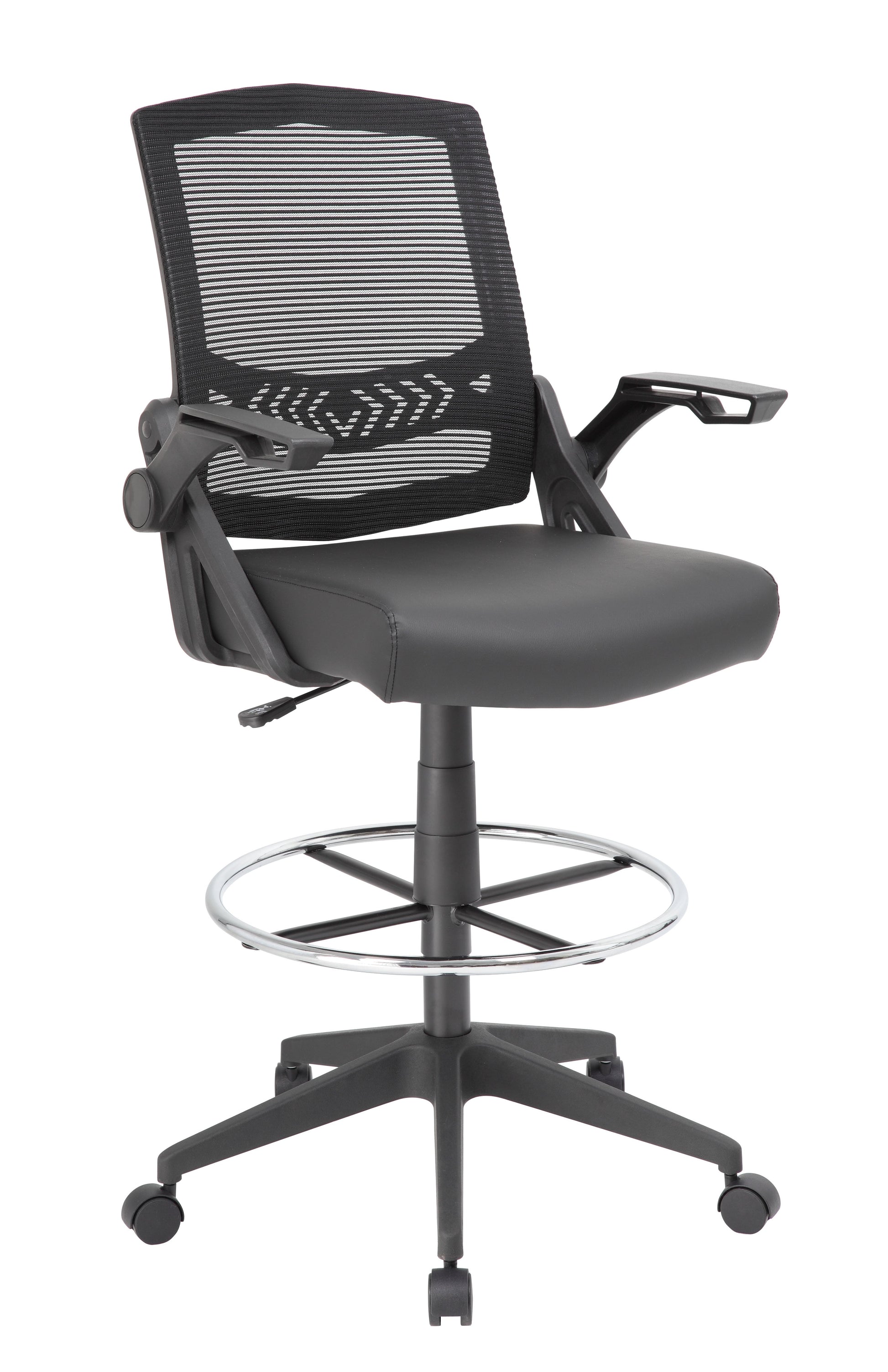 boss-mesh-drafting-stool-w-flip-arms-b16223-bk_1