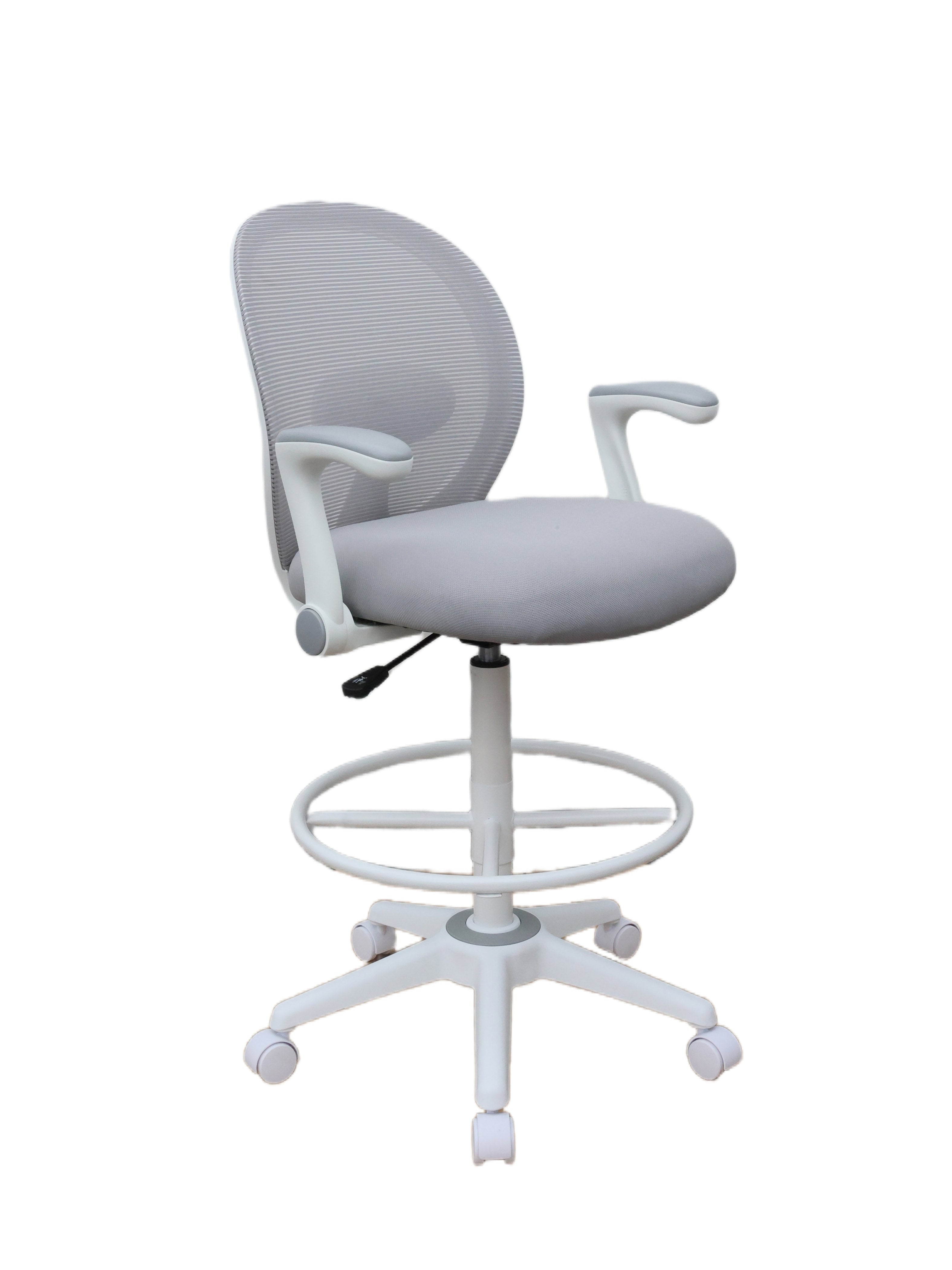 boss-gray-mesh-flip-arm-stool-white-frame-b1676wt-gy_1