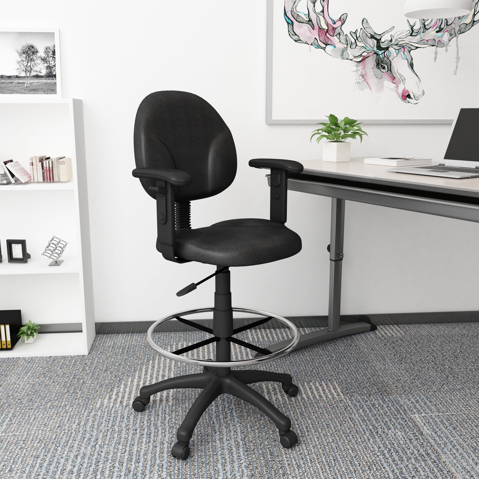 boss-black-fabric-drafting-stools-w-adjustable-arms-footring-b1691-bk_7