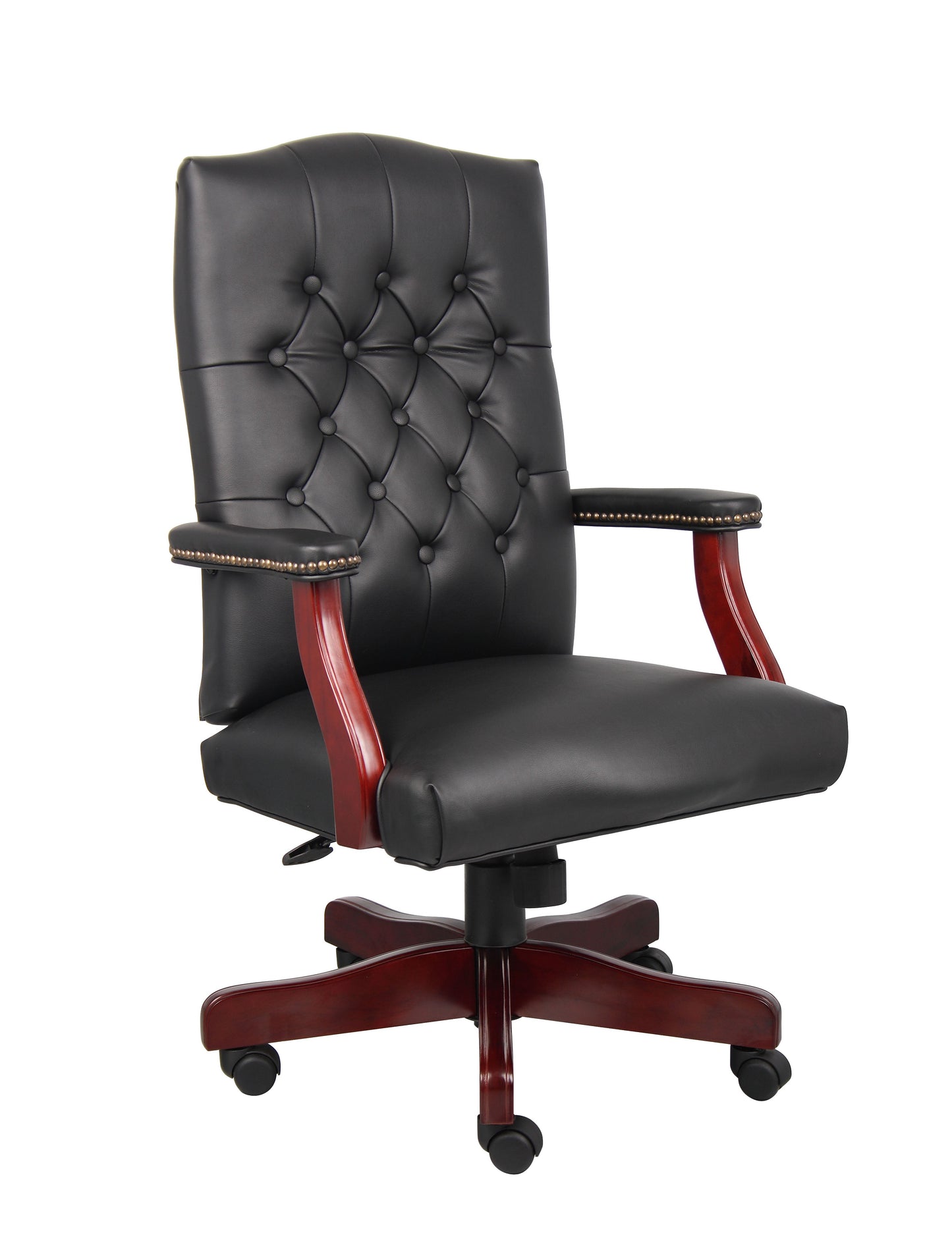 boss-classic-black-caressoft-chair-with-mahogany-finish-frame-b905-bk_1