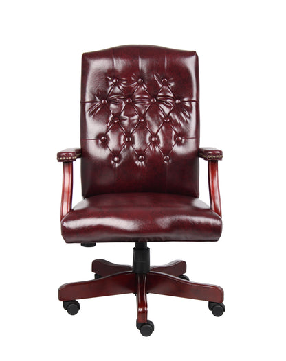 classic-executive-oxblood-vinyl-chair-with-mahogany-finish-frame-b905-by_2