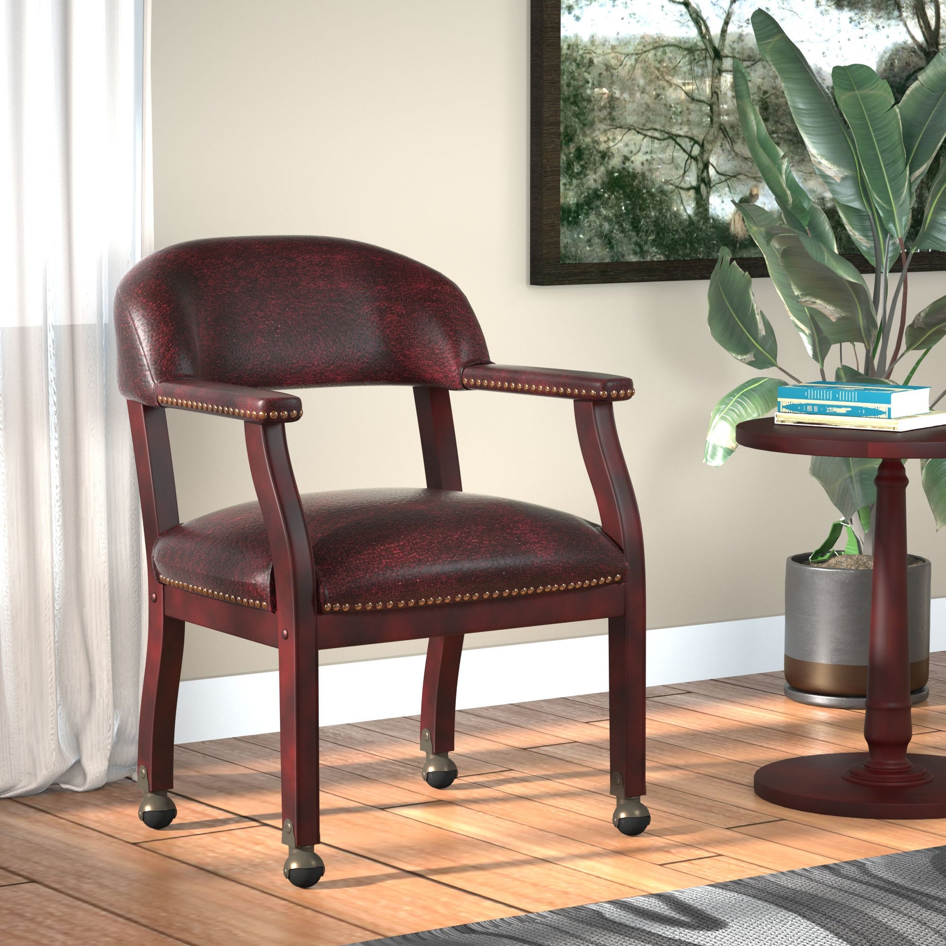 captains-guest-accent-or-dining-chair-in-burgundy-vinyl-w-casters-b9545-by_5