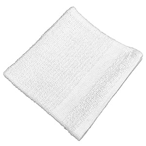 Hospeco® Basic Arctic Washcloth 12x12 White 1 lb/dz, Bale of 1200 (HOSBASIC-1212-1)