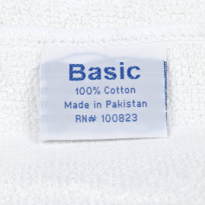 Hospeco® Basic Arctic Washcloth 12x12 White 1 lb/dz, Bale of 1200 (HOSBASIC-1212-1)
