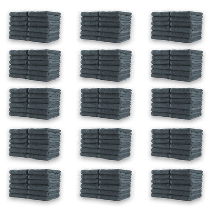 Hospeco® Cotton Jr. Salon Towel 16x27 Charcoal, 12/Pack (BBJ-1627-2.5CHA)