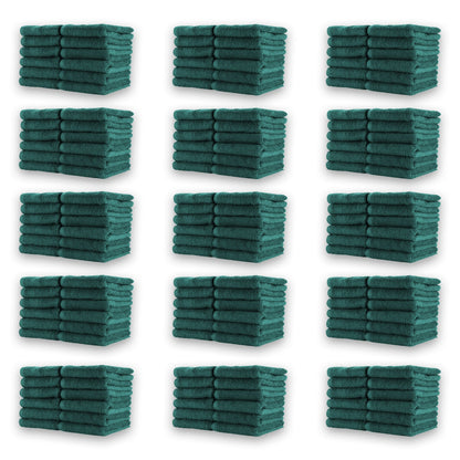 Hospeco® Cotton Jr. Salon Towel 16x27 Hunter Green, 12/Pack (BBJ-1627-2.5HUN)