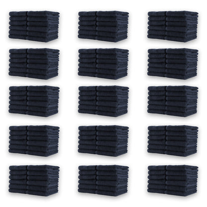 Hospeco® Cotton Jr. Salon Towel 16x27 Navy, 12/Pack (HOSBBJ-1627-2-5NVY)