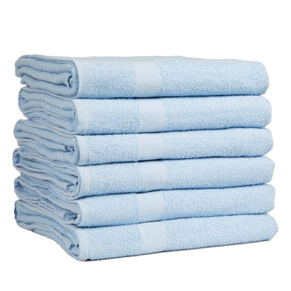 Arkwright Home Monarch Hospitality Pool Towel 36x68 Blue (6/Pack) (P-BEACH-BLU-6PK)