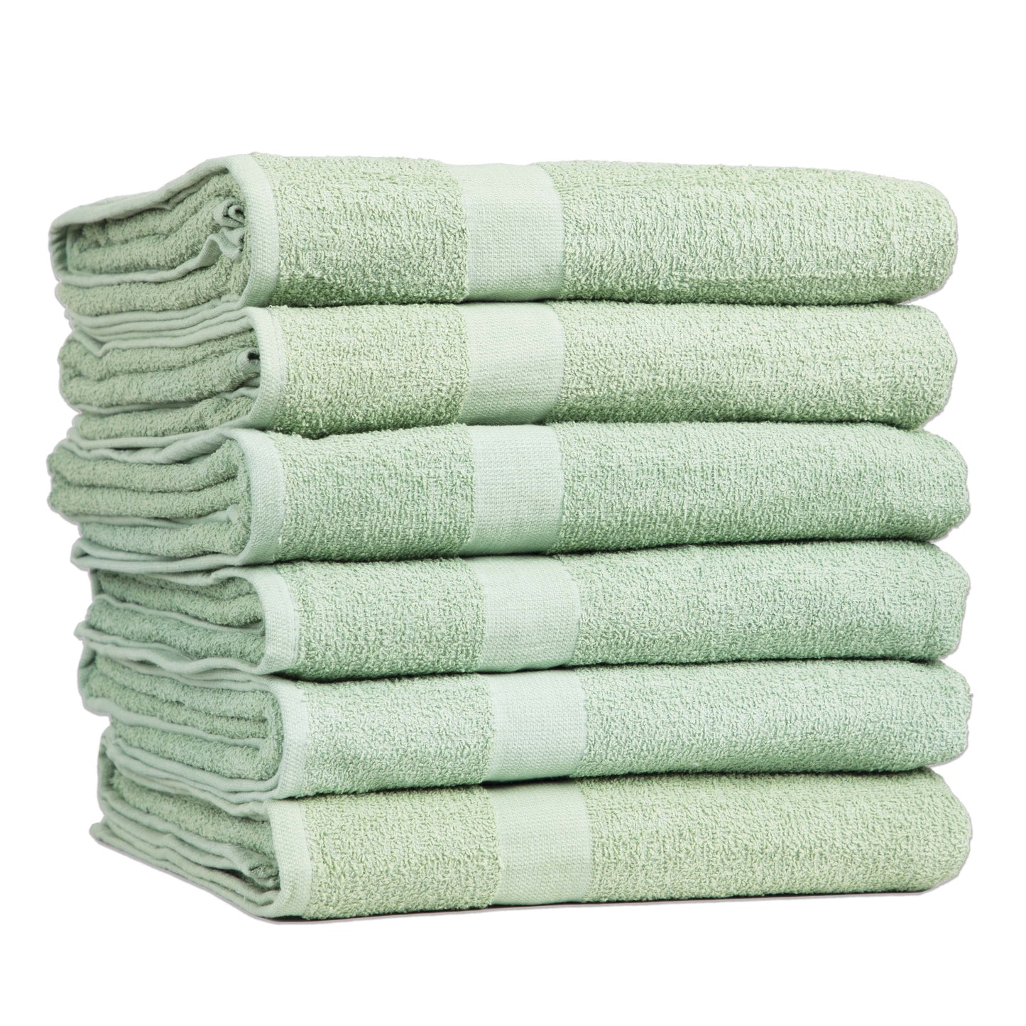 Arkwright Home Monarch Hospitality Pool Towel 36x68 Green (6/Pack) (P-BEACH-GRN-6PK)
