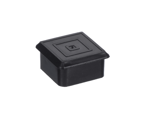 Belshaw 905-0054-1.25 Plastic End Cap 1-1/4 Sq Blk (BEL905-0054-1-25)